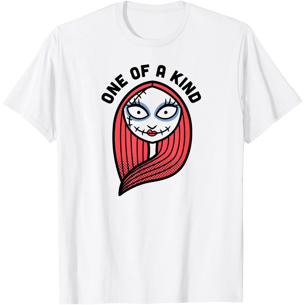 image:imageAmazon Essentials Mens Nightmare Before Christmas Sally Portrait One Of A Kind TShirt White Graphic Print SmallWhite