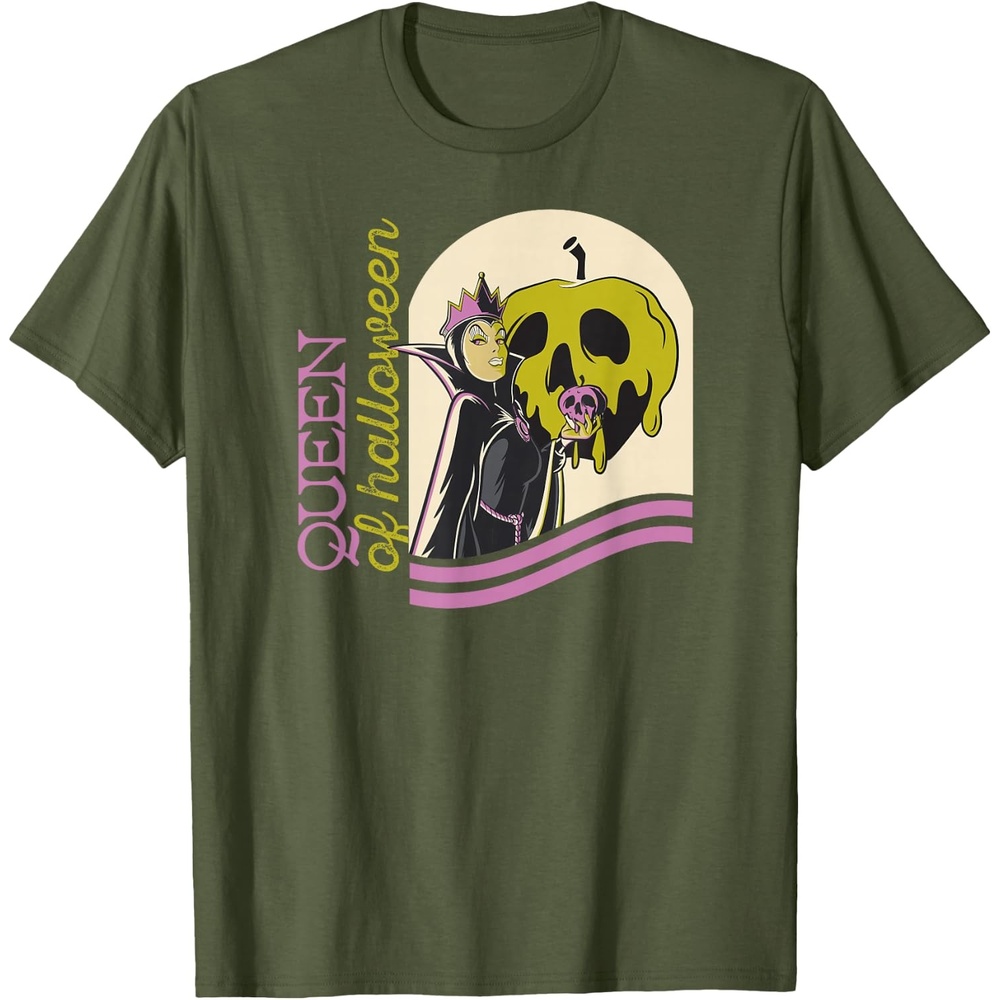 image:imageAmazon Essentials Mens Villains Evil Queen of Halloween TShirt Black Halloween Print SmallOlive Green