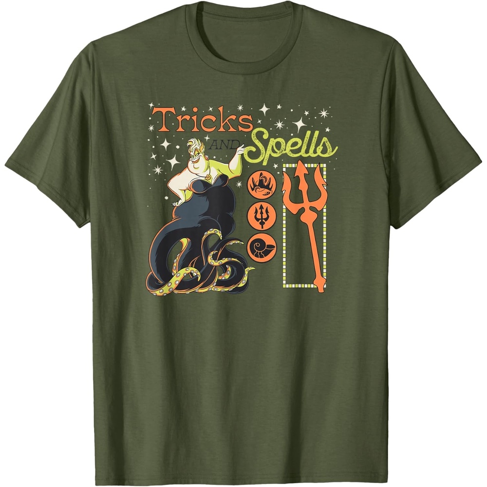 image:imageAmazon Essentials Mens Villains Ursula Halloween Tricks and Spells TShirt Grey SmallOlive Green