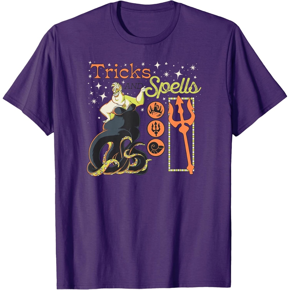image:imageAmazon Essentials Mens Villains Ursula Halloween Tricks and Spells TShirt Grey SmallPurple