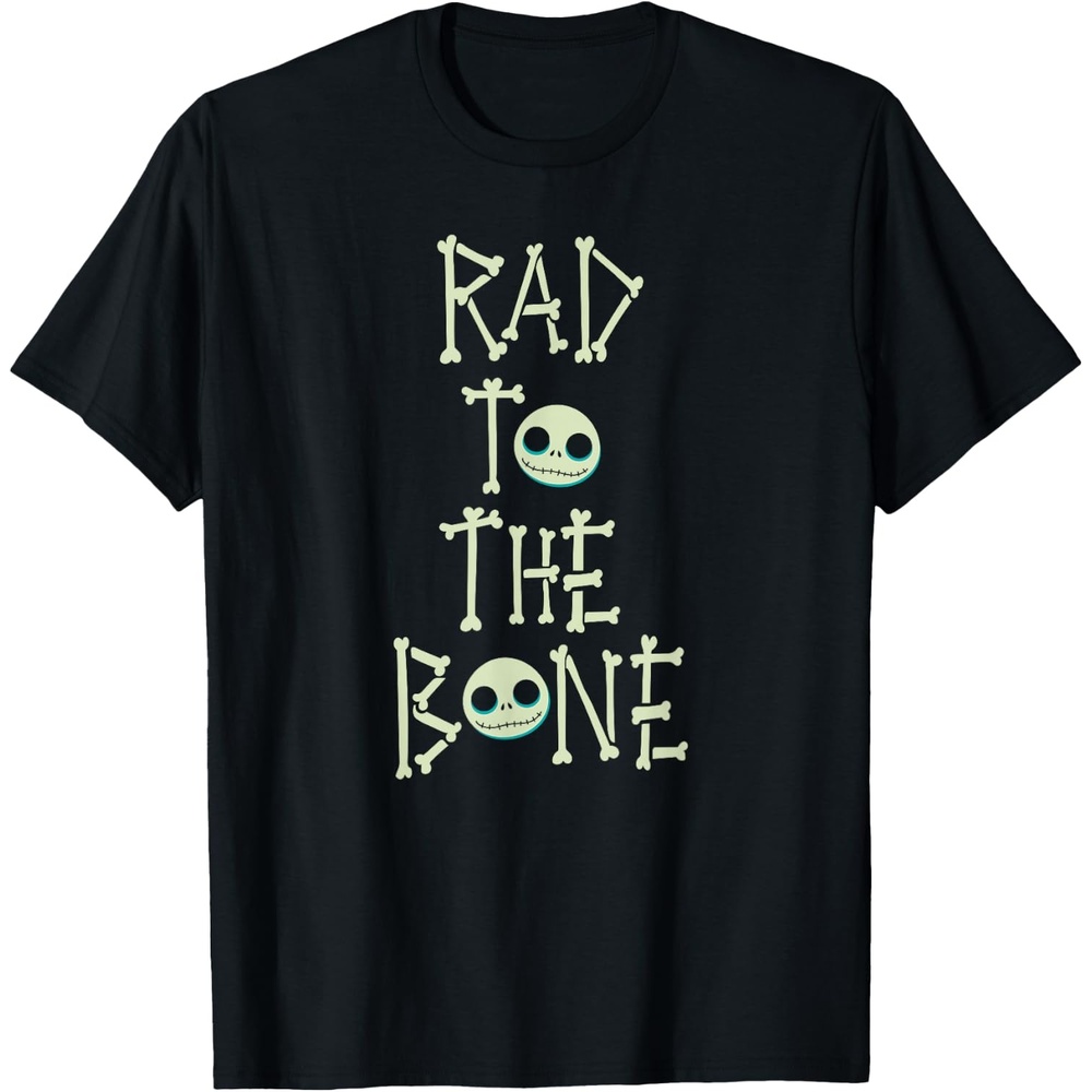 image:imageAmazon Essentials Nightmare Before Christmas Rad to the Bone TShirtBlack