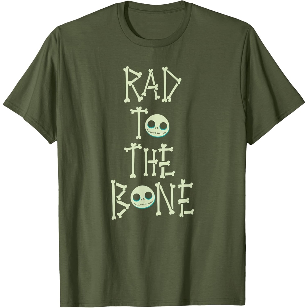 image:imageAmazon Essentials Nightmare Before Christmas Rad to the Bone TShirtOlive Green
