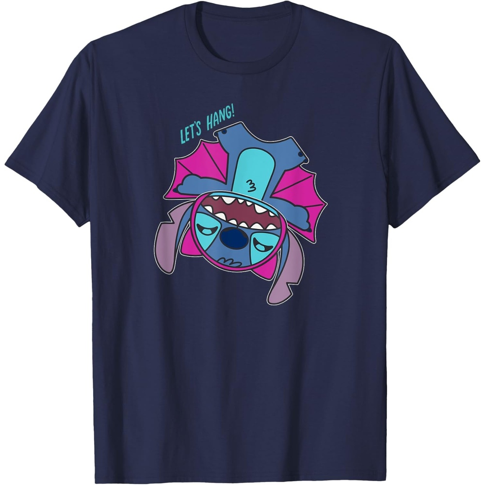 image:imageAmazon Essentials Stitch Halloween Bat Costume Lets Hang TShirtNavy Blue
