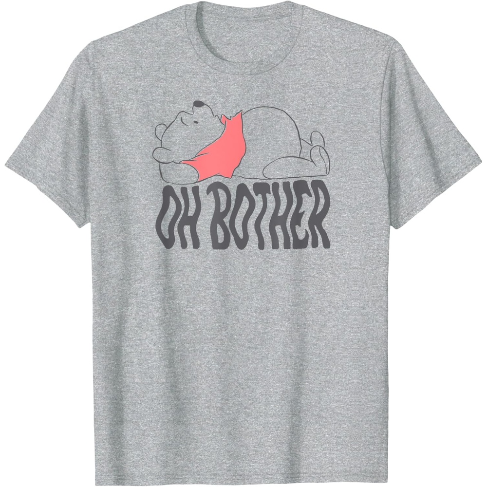 image:imageAmazon Essentials Winnie the Pooh Wavy Oh Bother TShirtHeather Grey