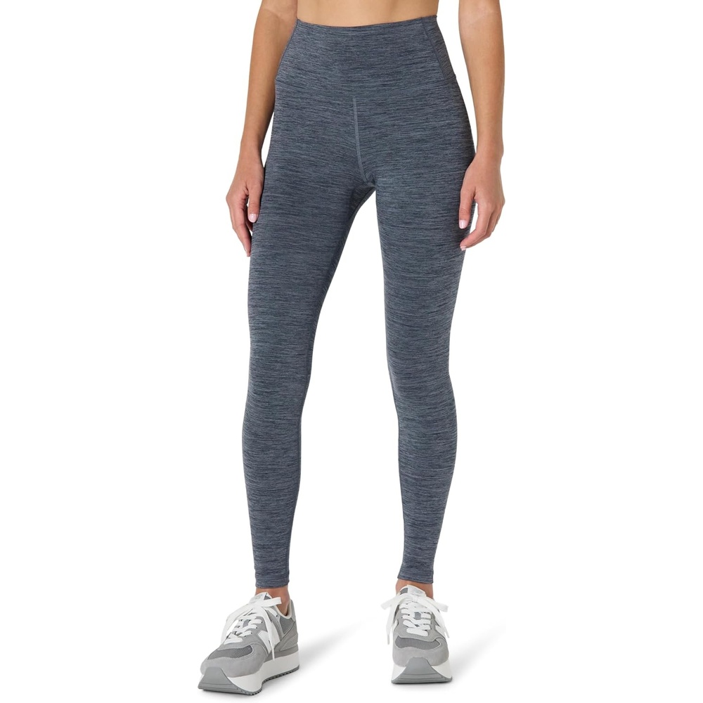 image:imageAmazon Essentials Womens Active FormFlex Buttery Soft High Waist Yoga Workout LeggingsSpace Dye Slate