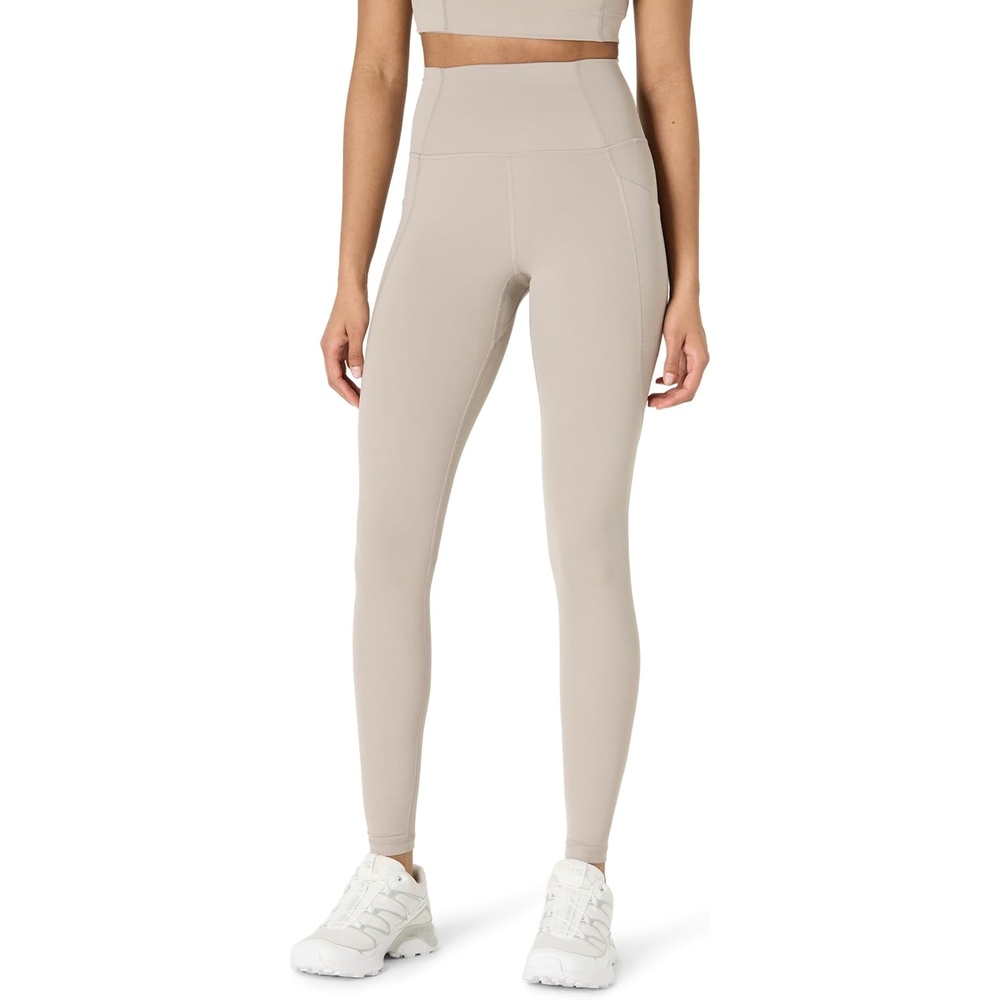 image:imageAmazon Essentials Womens Active FormFlex Buttery Soft High Waist Yoga Workout LeggingsTaupe