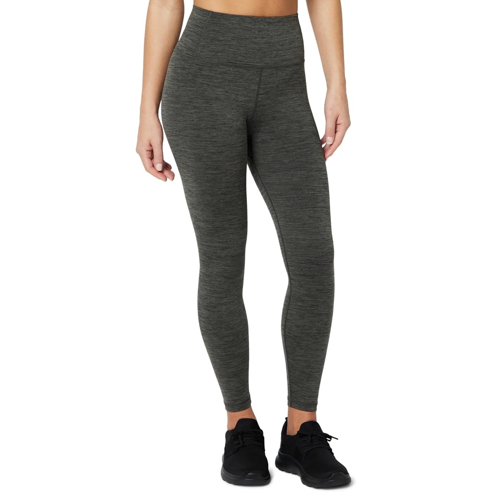 image:imageAmazon Essentials Womens Formflex High Rise Buttery Soft 78 Length Yoga Legging with 25 InseamSpace Dye Graphite
