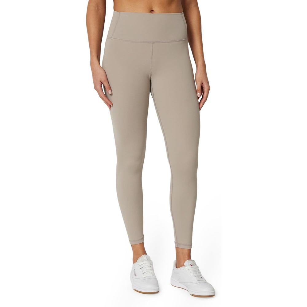 image:imageAmazon Essentials Womens Formflex High Rise Buttery Soft 78 Length Yoga Legging with 25 InseamTaupe
