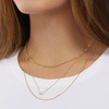 Amazon Essentials 14K Gold Plated Paperclip Chain Necklace(Yellow Gold)