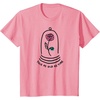 Amazon Essentials Boys’ Princess Belle Beauty and the Beast Quote T-Shirt, White, Small(Pink)