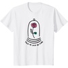 Amazon Essentials Boys’ Princess Belle Beauty and the Beast Quote T-Shirt, White, Small(White)