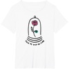 Amazon Essentials Boys’ Princess Belle Beauty and the Beast Quote T-Shirt, White, Small(White)