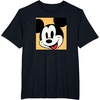 Amazon Essentials Disney Mickey Boxed Portrait T-Shirt(Black)