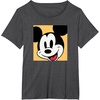 Amazon Essentials Disney Mickey Boxed Portrait T-Shirt(Dark Heather Grey)