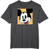 Amazon Essentials Disney Mickey Boxed Portrait T-Shirt(Dark Heather Grey)