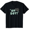 Amazon Essentials Men’s Mickey Oh Boy T-Shirt, Black, Small(Black)