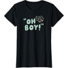 Amazon Essentials Men’s Mickey Oh Boy T-Shirt, Black, Small(Black)