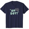 Amazon Essentials Men’s Mickey Oh Boy T-Shirt, Black, Small(Navy Blue)