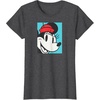 Amazon Essentials Men’s Minnie Boxed Portrait T-Shirt, Black, Small(Dark Heather Grey)