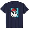 Amazon Essentials Men’s Minnie Boxed Portrait T-Shirt, Black, Small(Navy Blue)
