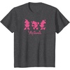 Amazon Essentials Men’s Minnie Silhouette Trio T-Shirt, Black, Small(Dark Heather Grey)