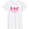 Amazon Essentials Men’s Minnie Silhouette Trio T-Shirt, Black, Small(White)