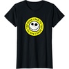 Amazon Essentials Men’s Nightmare Before Christmas Jack Circle Rad To The Bone T-Shirt, Black Graphic Print, Small(Black)