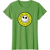 Amazon Essentials Men’s Nightmare Before Christmas Jack Circle Rad To The Bone T-Shirt, Black Graphic Print, Small(Grass Green)
