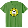 Amazon Essentials Men’s Nightmare Before Christmas Jack Circle Rad To The Bone T-Shirt, Black Graphic Print, Small(Grass Green)