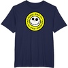 Amazon Essentials Men’s Nightmare Before Christmas Jack Circle Rad To The Bone T-Shirt, Black Graphic Print, Small(Navy Blue)