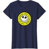 Amazon Essentials Men’s Nightmare Before Christmas Jack Circle Rad To The Bone T-Shirt, Black Graphic Print, Small(Navy Blue)