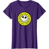 Amazon Essentials Men’s Nightmare Before Christmas Jack Circle Rad To The Bone T-Shirt, Black Graphic Print, Small(Purple)