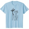 Amazon Essentials Men’s Nightmare Before Christmas Jack Living My Best Life Graphic T-Shirt, White, Small(Baby Blue)