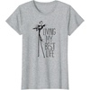Amazon Essentials Men’s Nightmare Before Christmas Jack Living My Best Life Graphic T-Shirt, White, Small(Heather Grey)