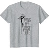 Amazon Essentials Men’s Nightmare Before Christmas Jack Living My Best Life Graphic T-Shirt, White, Small(Heather Grey)