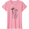 Amazon Essentials Men’s Nightmare Before Christmas Jack Living My Best Life Graphic T-Shirt, White, Small(Pink)