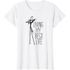 Amazon Essentials Men’s Nightmare Before Christmas Jack Living My Best Life Graphic T-Shirt, White, Small(White)