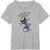 Amazon Essentials Men’s Nightmare Before Christmas Purr-fectly Spooky Cat in the Box T-Shirt, White Graphic Print, Small(Heather Grey)