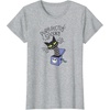 Amazon Essentials Men’s Nightmare Before Christmas Purr-fectly Spooky Cat in the Box T-Shirt, White Graphic Print, Small(Heather Grey)