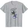 Amazon Essentials Men’s Nightmare Before Christmas Purr-fectly Spooky Cat in the Box T-Shirt, White Graphic Print, Small(Heather Grey)