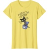 Amazon Essentials Men’s Nightmare Before Christmas Purr-fectly Spooky Cat in the Box T-Shirt, White Graphic Print, Small(Lemon Yellow)