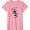 Amazon Essentials Men’s Nightmare Before Christmas Purr-fectly Spooky Cat in the Box T-Shirt, White Graphic Print, Small(Pink)