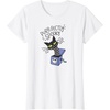 Amazon Essentials Men’s Nightmare Before Christmas Purr-fectly Spooky Cat in the Box T-Shirt, White Graphic Print, Small(White)
