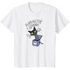 Amazon Essentials Men’s Nightmare Before Christmas Purr-fectly Spooky Cat in the Box T-Shirt, White Graphic Print, Small(White)