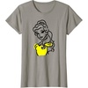 Amazon Essentials Men’s Princess Belle Linework Portrait T-Shirt, White, Small(Slate Grey)