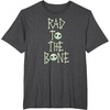 Amazon Essentials Nightmare Before Christmas Rad to the Bone T-Shirt(Dark Heather Grey)