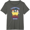 Amazon Essentials Nightmare Before Christmas Teamwork Makes the Scream Work T-Shirt(Asphalt Grey)