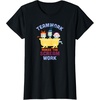 Amazon Essentials Nightmare Before Christmas Teamwork Makes the Scream Work T-Shirt(Black)