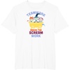 Amazon Essentials Nightmare Before Christmas Teamwork Makes the Scream Work T-Shirt(White)