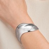 Amazon Essentials Silver Cuff Bracelet for Women – Fine Silver Plated, Chunky Bangle Bracelet
